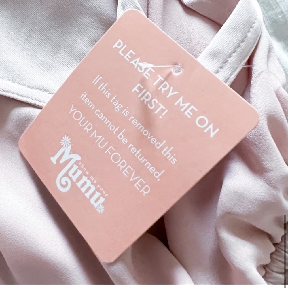show me your mumu | dusty blush crisp kendall maxi bridesmaid dress large - Picture 7 of 9